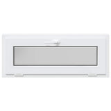 Basement Window RISOR 100x40 cm Tilt 3 Glazing White 4108380