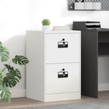 File Cabinet White 45.5 x 42 x 74.5 cm Cold-Rolled Steel 891615