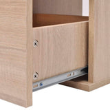 Seven Piece Bathroom Furniture and Basin Set Beige 272232