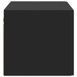 Wall Cabinet Black 70x42.5x40 cm Engineered Wood 846118
