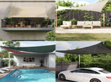Sunshade Sail 160 g/m Red 4x7 m HDPE 311630