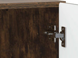Bedside Cabinet 2 pcs Smoked Oak 43 x 34.5 x 50 cm 895496
