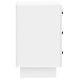 Bedside Cabinet with Drawer High Gloss White 43 x 41 x 66.5 cm 893869