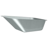 Wheelbarrow Tray Replacement Silver 88 x 60 x 32 cm Steel 42007976