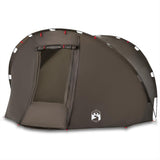 Fishing Tent 5-Person Brown Waterproof 4005321