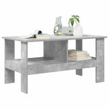 Coffee Table Concrete Grey 90 x 50 x 45 cm Engineered Wood 8000255
