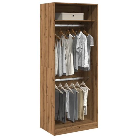 Wardrobe Artisian Oak 80x50x200 cm Engineered Wood 3307800