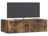 Wall-Mounted TV Cabinet Smoked Oak 78.5 x 41 x 30 cm 899370