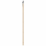 Sliding Door Manual Natural and black 93 x 232 cm 3333490