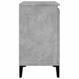 Sink Cabinet Concrete Grey 58x33x60 cm Engineered Wood 857116