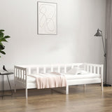 Day Bed without Mattress White 80x200cm Solid Wood Pine 814685