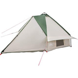Teepee Tent 8-Person Green and White 490 x 410 x 210 cm 42004068