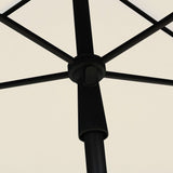 Garden Parasol Sand Fabric , Steel 210x140 cm 315543