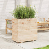 ZNTS Garden Planter 70x40x72 cm Solid Wood Pine 3282629