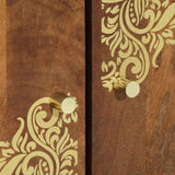 Sideboard with Shelf Brown 60 x 33 x 75 cm Solid Mango Wood 4018762