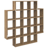 Wall Shelf Artisan Oak 100 x 13 x 100 cm Engineered Wood 8012251