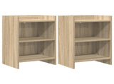 Bedside Tables 2 pcs Sonoma Oak 40 x 30 x 60 cm Engineered Wood 8011000