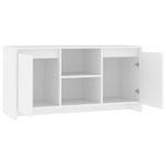 TV Cabinet White 102x37.5x52.5 cm Engineered Wood 809791