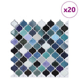 Lanturn Tile 20 pcs Blue Green 27 x 27 cm Polyurethane and PET 42021339