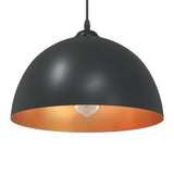 Pendant Lamps 2 pcs Height Adjustable E27 Black 30 cm Metal 4103451