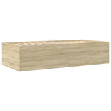 Daybed with Drawers without Mattress Sonoma Oak 90x190 cm Single 3280883