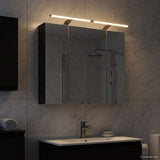 Bathroom Mirror Cabinet Black Oak 80 x 14.5 x 70 cm 889112