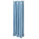 Professional Folding Party Tent with 4 Sidewalls 3x6 m Steel Blue 48865
