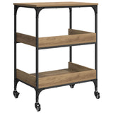 Kitchen Trolley Artisan Oak 60 x 41 x 80.5 cm Engineered Wood 883030