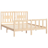 Bed Frame without Mattress Solid Wood Pine 160x200 cm 3188176