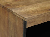 Sideboard with Storage Brown 60 x 33.5 x 75 cm Solid Mango Wood 4018357