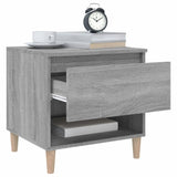 Bedside Tables 2 pcs Grey Sonoma 50x46x50 Engineered Wood 819545