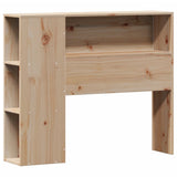 Bookcase Bed without Mattress 75x190cm Small Single Solid Wood Pine 3322369