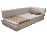 Upholstered bed, 3ft single bed 90190cm, Modern Corduroy Youth Bed, With wooden Slats, With side N604P473672B