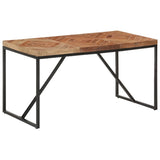 Dining Table 140x70x76 cm Solid Acacia and Mango Wood 323548