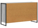 Side Cabinet Grey Sonoma 96.5 x 30 x 75 cm Engineered Wood 886609