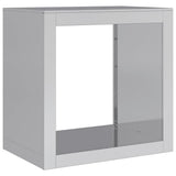 Firewood Rack 60x40x60 cm Galvanised Steel 851008