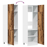 Refrigerator Cabinet Lyon Old Wood 60x57x207 cm Engineered Wood 856125