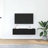 TV Cabinet Black oak 100 x 31 x 25.5 cm Engineered wood 861527