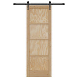 Sliding Door ORKDAL Natural 73.5 x 211 cm Solid Pine Wood 3445594