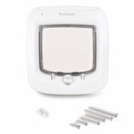 ZNTS PetSafe Microchip Cat Flap White PPA19-16145 422155
