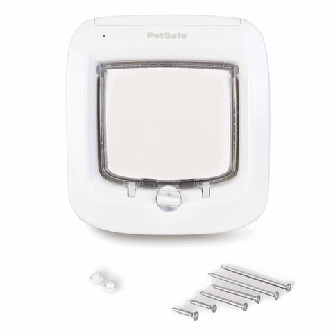ZNTS PetSafe Microchip Cat Flap White PPA19-16145 422155