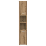 ZNTS 3 Piece Bathroom Furniture Set Artisan Oak Engineered Wood 3328562