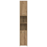 3 Piece Bathroom Furniture Set Artisan Oak Engineered Wood 3328562