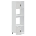 Oven Cabinets 2 pcs Lucca White Engineered Wood 3315031