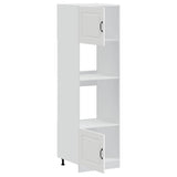Oven Cabinets 2 pcs Lucca White Engineered Wood 3315031