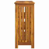 Garden Cabinet Natural 90 x 40 x 90cm Solid Acacia Wood 42001363