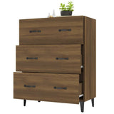 Sideboard Brown Oak 69,5x34x90 cm Engineered Wood 817350