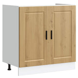 Sink Base Cabinet "Porto" Artisan Oak 80x46x81.5 cm Engineered Wood 853936