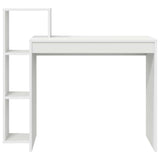 Desk with Shelf White 100 x 40 x 90 cm Engineered Wood 869314