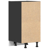 Bottom Cabinet Riga Black 40x44.5x81.5 cm Engineered Wood 854203